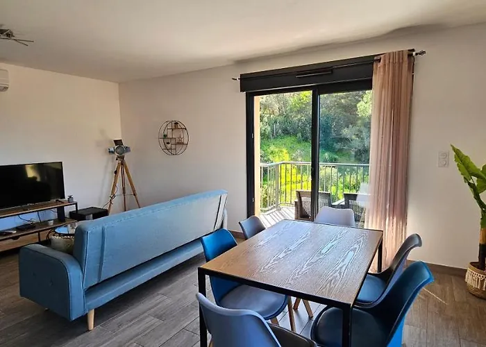 Apartmán T3 Le Myrte Vue & Montagne Idealement Situe